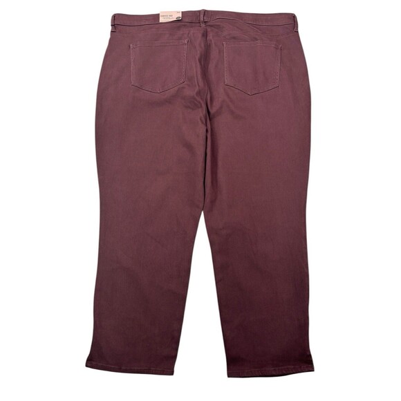 NYDJ Curves 360 Women's Plus Size 24 SHORT Slim Straight Ankle Jeans Stretch NWT - Picture 2 of 16